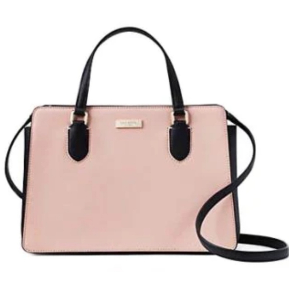 Kate Spade NY LAUREL WAY REESE SATCHEL Pink-Black